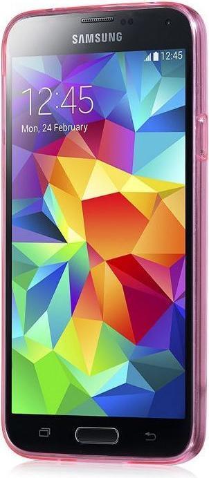 Actual product image Evelatus Samsung G900 Galaxy S5 Light series TPU HS-T003 Rose Red (Samsung Galaxy S5)