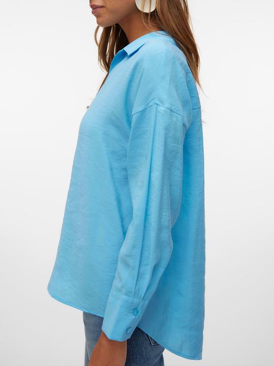 Image du produit Vero Moda VMQUEENY L/S OVERSIZED SHIRT EXP GA Chemise (L)
