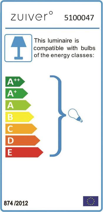 Energy Label Zuiver Bow (E27)