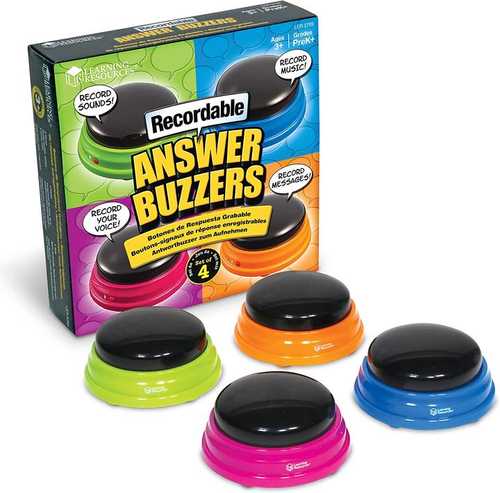 Actual product image Learning Resources Buzzer with recording function