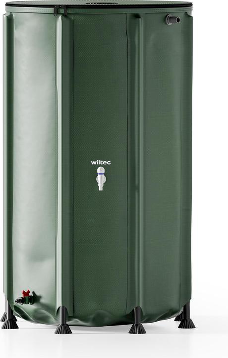 Produktbild Wiltec Regentonne faltbar 500l Regenwassertonne Wassertank Regenfass Wassertonne (500 l)