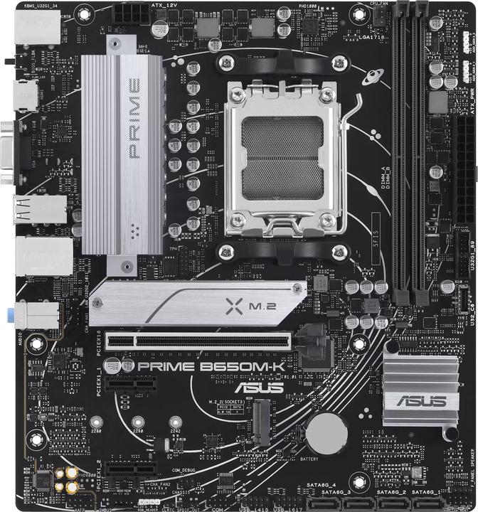 Productafbeelding ASUS Prime B650M-K (AM5, AMD B650, mATX)