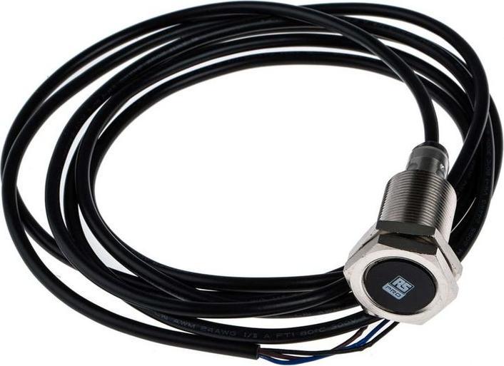 Actual product image Rs Pro Sensor Inductive 5mm Detection M18 PNP 2m (Sensor)