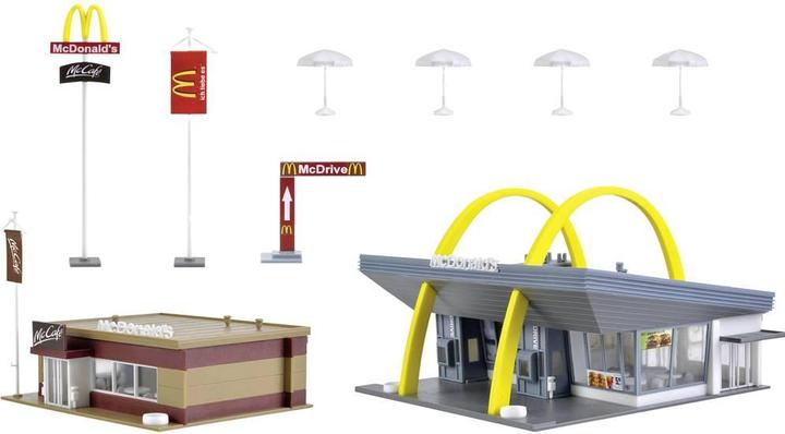 Immagine prodotto Vollmer H0 Il fast food McDonald's con McCafé
