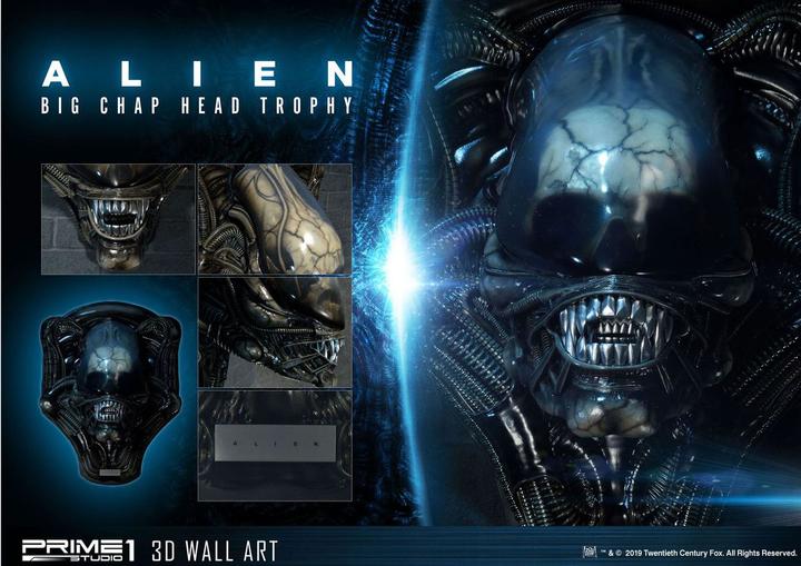 Image du produit Prime 1 Studio Alien plaque murale 3D Big Chap Head Trophy 58 cm