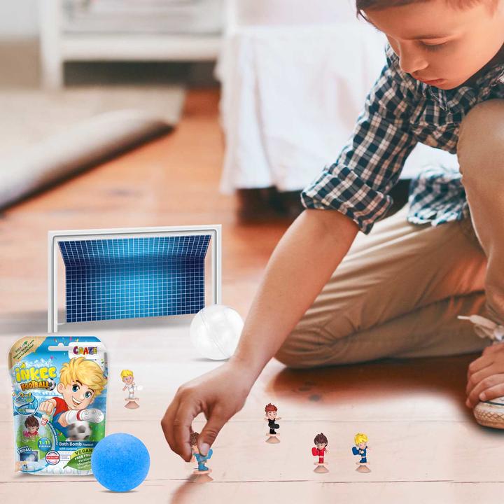 Produktbild Craze Inkee Fussall Badebombe mit Sammelfigur (Badekugeln)