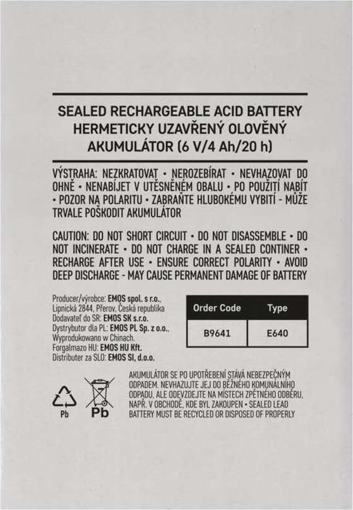 Image du produit Emos Batterie de rechange