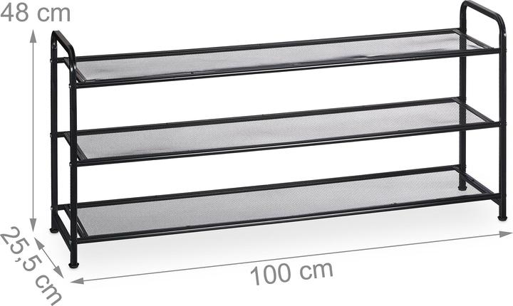 Actual product image Relaxdays Baylee (100 x 25.5 x 48 cm)