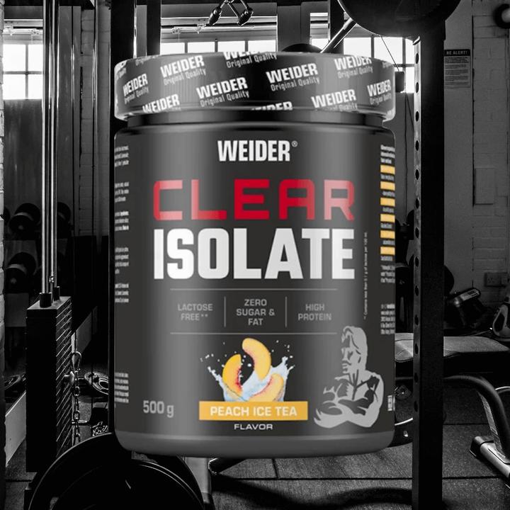 Actual product image Weider Clear Isolate (Peach Ice Tea, 1 pcs., 500 g)