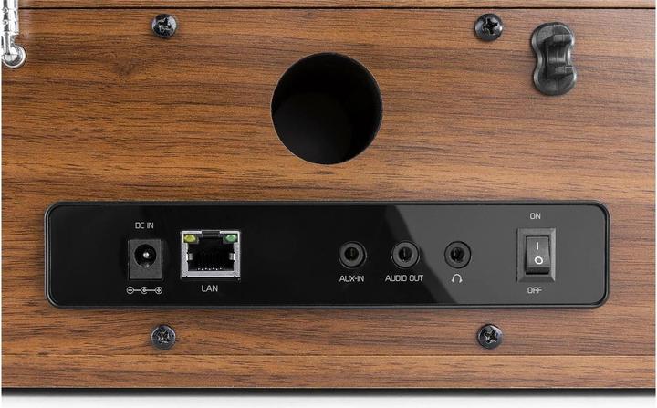 Actual product image Audizio Internet Radio Rome Brown (Web radio, FM, DAB+, Bluetooth)