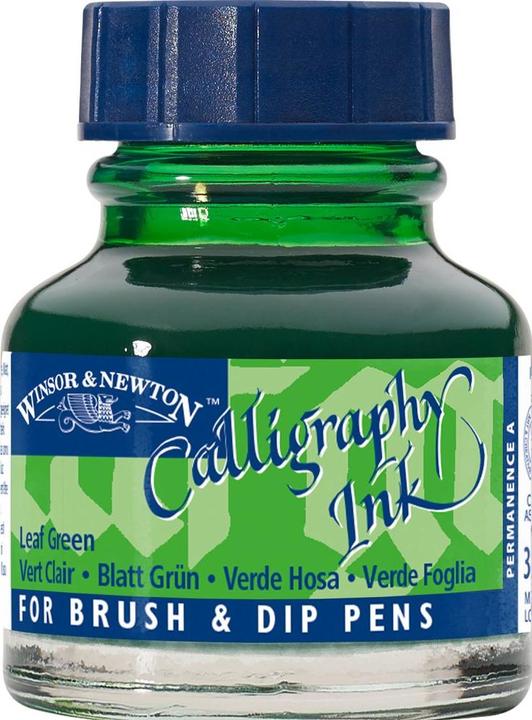 Produktbild Winsor & Newton Tinte Calligraphy Ink leaf (Tintenfass, Grün, 30 mm)