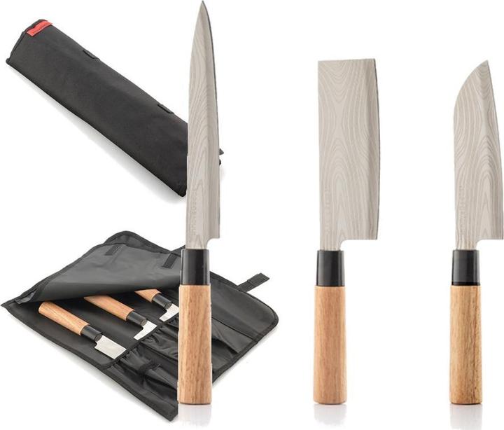 Actual product image TOP Japanese knife set (34 cm)