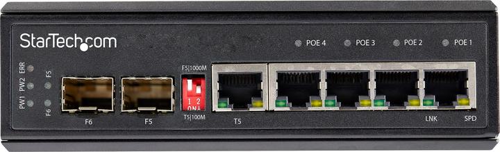 Immagine prodotto StarTech .com Interruttore industriale 6 porte Gigabit Ethernet (6 Porti)
