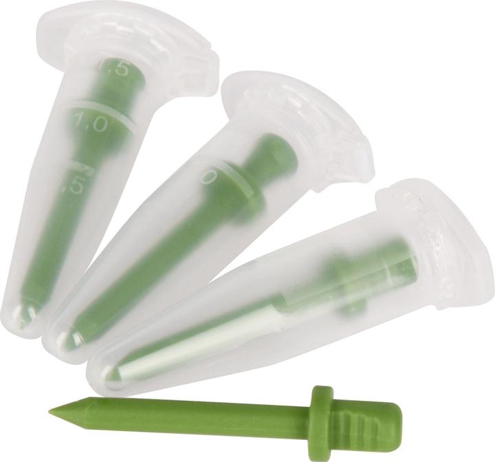 Actual product image Kerbl Silicone Teething Pens 20pcs/box sterile
