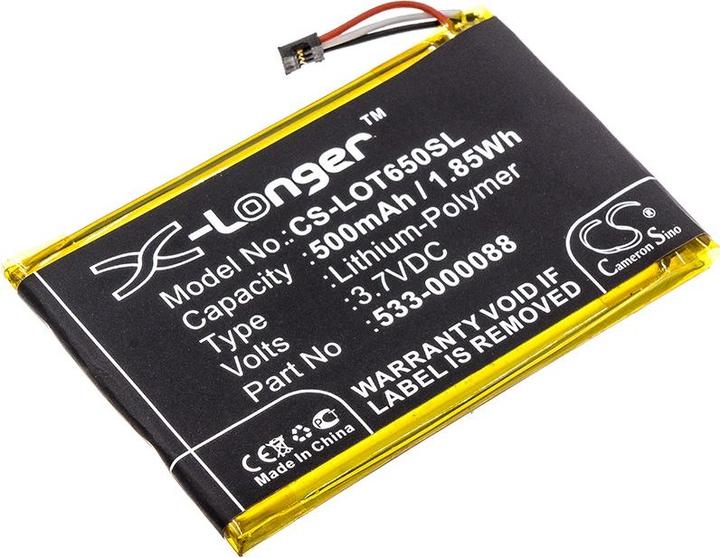 Produktbild NoName Remote control battery 1506 et. al for Logitech, 3.7V, 500mAh (1 Stk., Gerätespezifisch, 500 mAh)