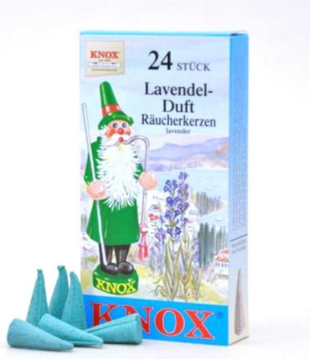 Produktbild Knox Räucherkerzen - Lavendel 24 Stk., Kegel