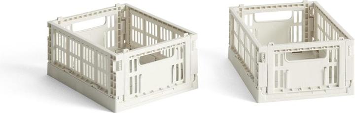 Produktbild HAY Set of 2 Colour Crate Mini - Off White