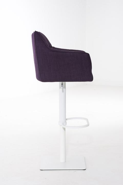 Actual product image CLP Bar Stool Damaso W Fabric, Purple