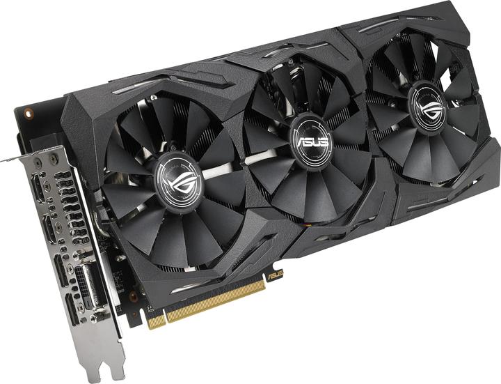 Actual product image ASUS Radeon ROG STRIX RX 580 O8G GAMING (8 GB)