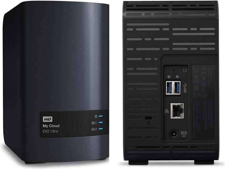 Actual product image WD My Cloud EX2 Ultra (2 x 2 TB, WD Red)