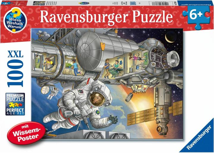 Actual product image Ravensburger Why? Why? Why? At the space station (100 pieces)