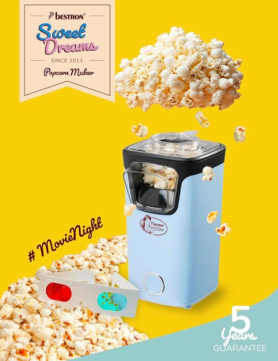 Produktbild Bestron Popcorn Maker, Blau