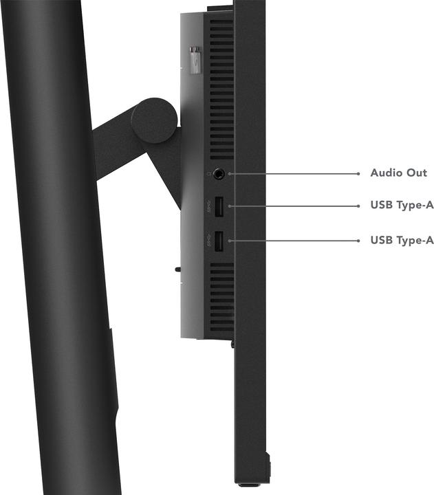 Actual product image Lenovo ThinkVision T27h-30 (2560 x 1440 pixels, 27")