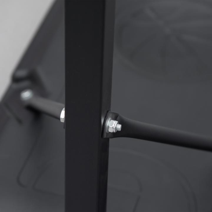 Image du produit Homcom Support de panier de basket avec roulettes
