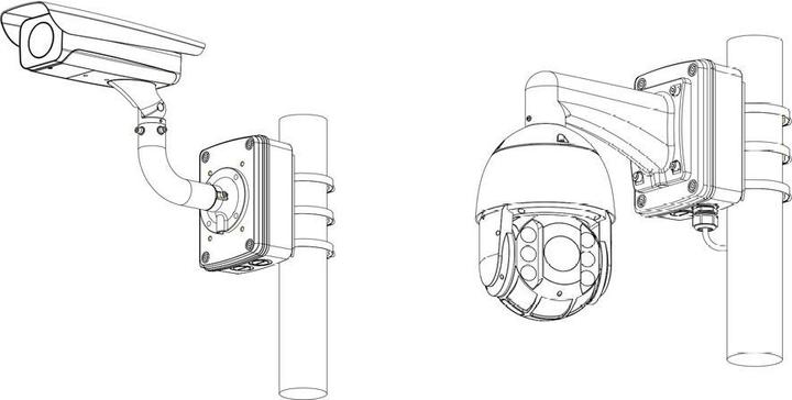 Produktbild Dahua Technology PFA126 Montagebox für Überwachungskameras (Montage-Kit)