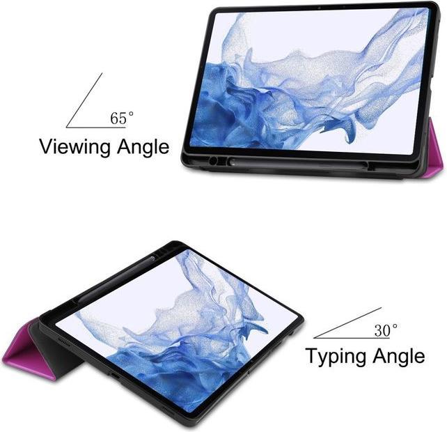 Actual product image MU Classic Triple foldable leather cover (Galaxy Tab S8)