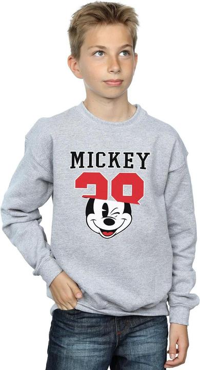 Actual product image Disney Boys Mickey Mouse Split 28 Sweatshirt (116)