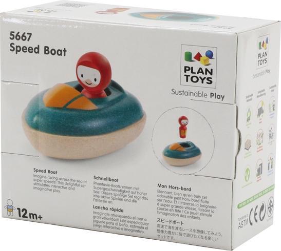 Actual product image Plantoys Speedboat