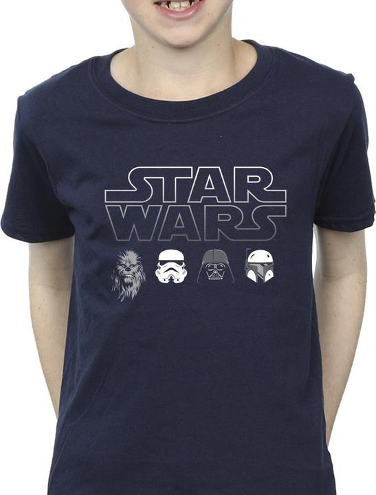 Produktbild Star Wars Character Heads TShirt Jungen (140, 146)