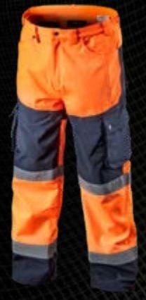 Immagine prodotto Topex Pantalone Softshell con strisce riflettenti arancione L (L)