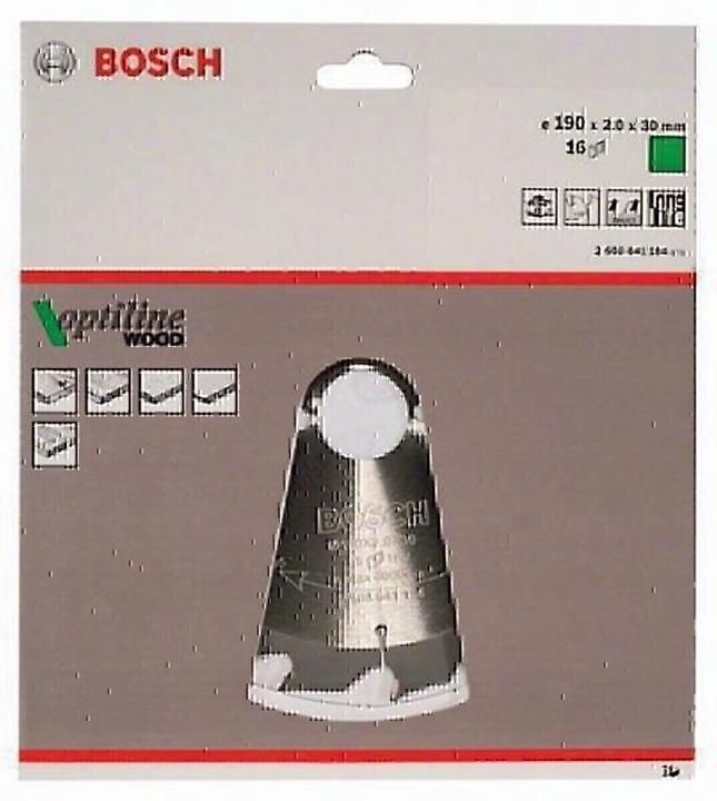 Image du produit Bosch Professional Zubehör Lame de scie circulaire PRO Wood, 190 x 2 x 30 mm