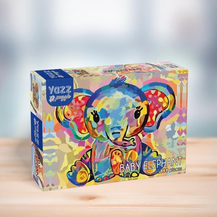 Image du produit Yazz Puzzle 1000 pièces Baby Elephant (1000 pièces)