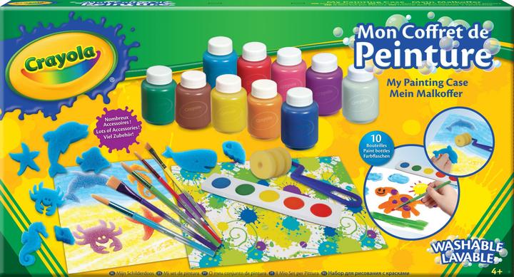 Actual product image Crayola Deluxe luxury washable paint set