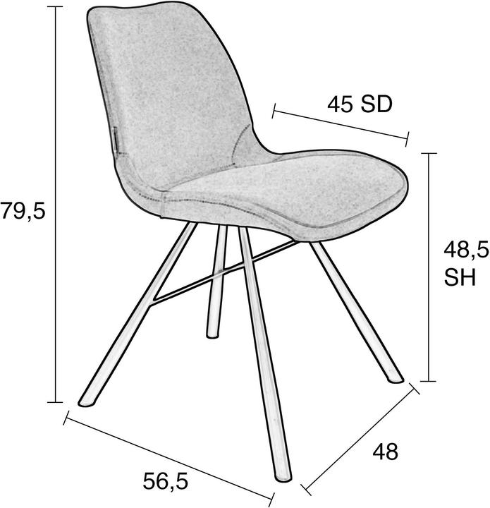 Actual product image Zuiver Brent