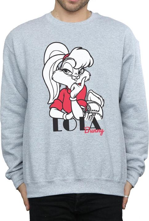 Actual product image Looney Tunes Mens Classic Lola Bunny Sweatshirt (XL)
