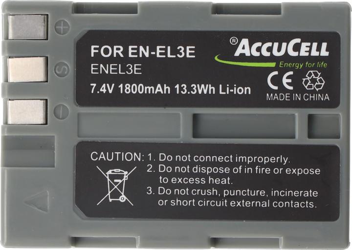 Image du produit AccuCell Batterie adaptée au Nikon D80 (Batterie)