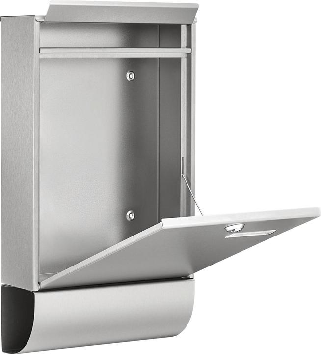 Immagine prodotto Burg Wächter Set di cassette per lettere in acciaio inox LxHxP 285/500/105 mm Berlin 37770 NI con sportello