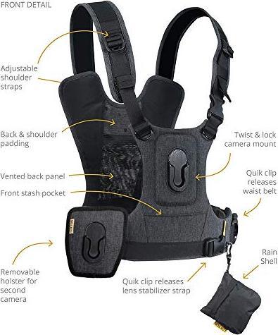 Image du produit Cotton Carrier Système de harnais pour caméra (Sangle d'épaule, Ceinture ventrale)