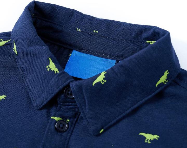 Image du produit VidaXL Chemise enfant bleu marine 92,Matière : 100 % coton,Couleur (92)