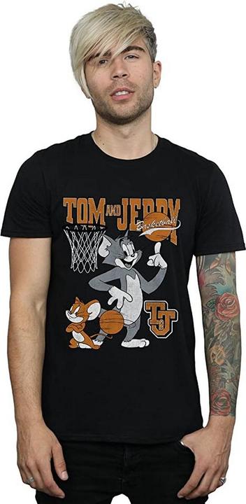 Immagine prodotto Tom & Jerry Maglietta da basket in cotone Spinning (L)