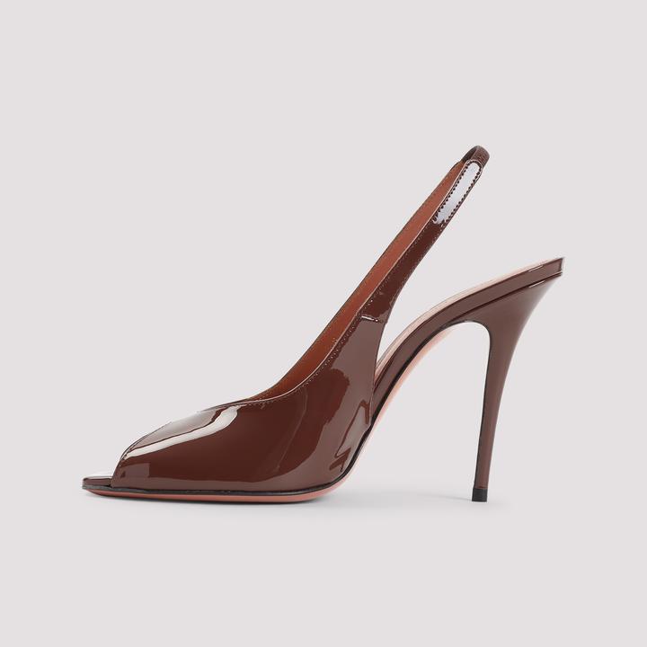 Produktbild Amina Muaddi With Heel Brown (40)
