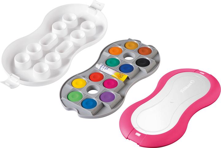 Actual product image Pelikan Cover paint box Space (Rose, Multicoloured)