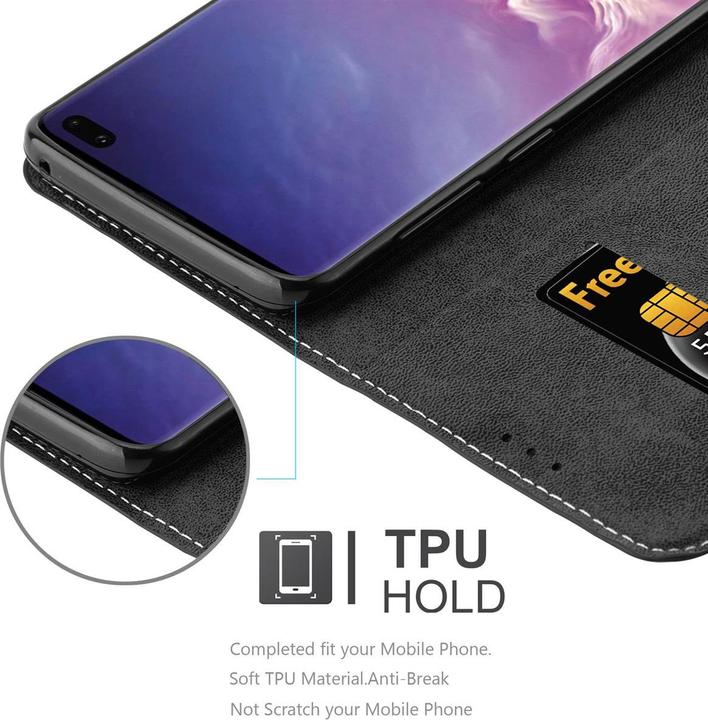 Produktbild Cadorabo X-Wallet Kunstlederkombi Hülle (Samsung Galaxy S10+)