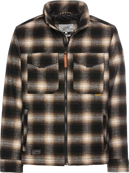 Camel Active Karierter Blouson mit einem Reissverschluss