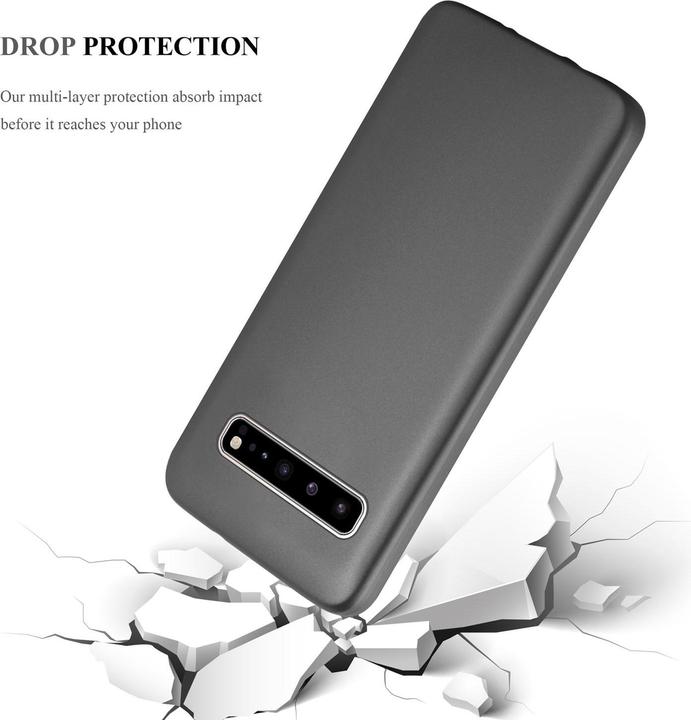 Productafbeelding Cadorabo TPU Matte Metallic hoes (Samsung Galaxy S10 5G)