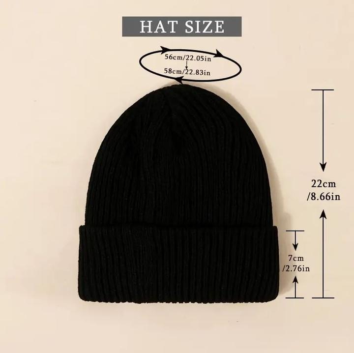 Actual product image Dema Knitted hat Winter hat black